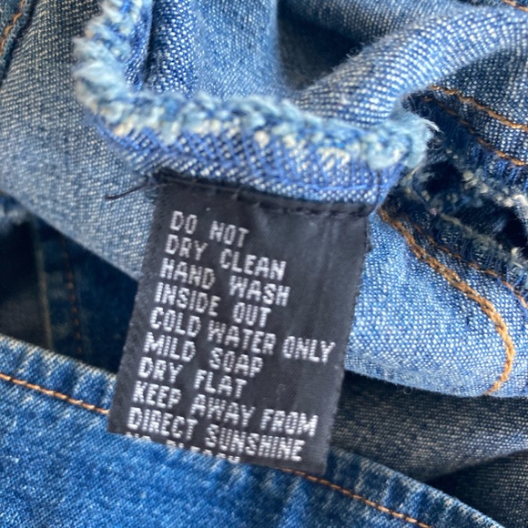 Berek 2 Denim Jean Jacket with Bling Takako Sakon Size Small** (please read) - Picture 8 of 12